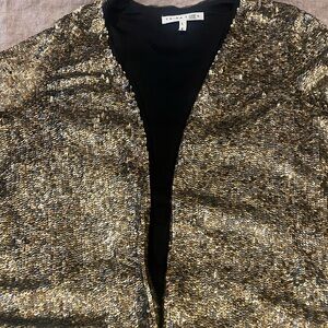 Trina Turk Women's Gold Sequin Jacket